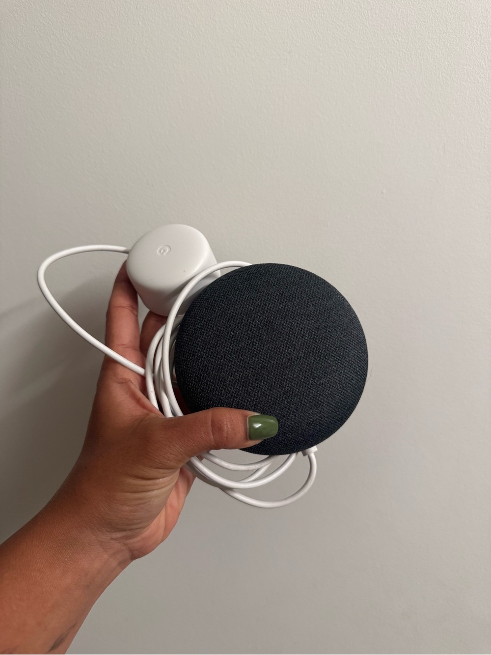 google Nest Mini Smart Speaker - Charcoal Fabric